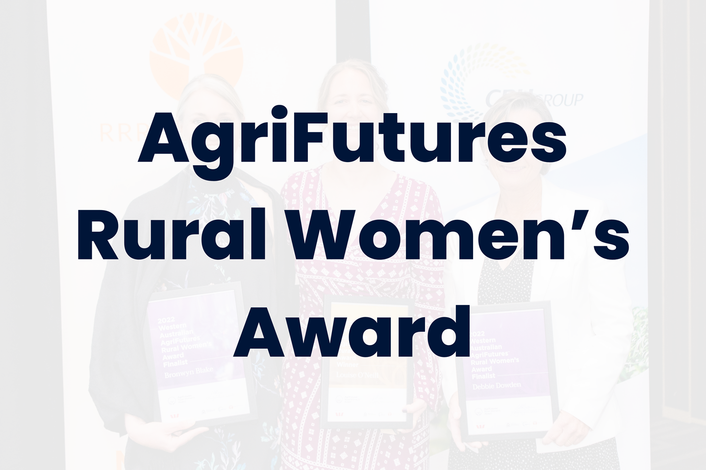 Rural Womens award text