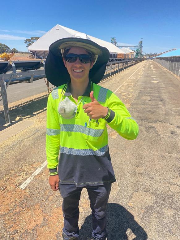 Lleyton Sewell, Receival Point Operator at Narembeen