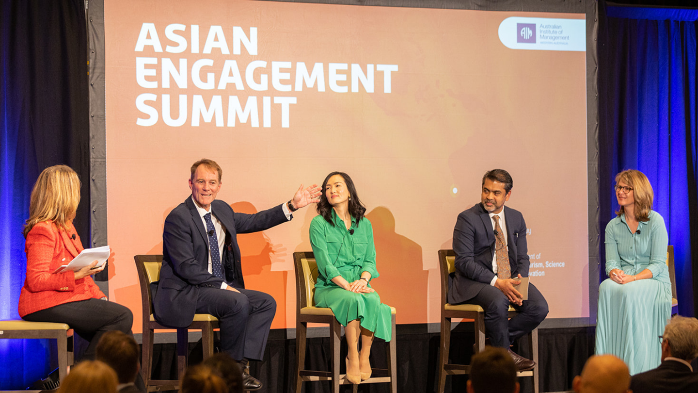 Jason Craig on a panel at the Asian Engagement Summit